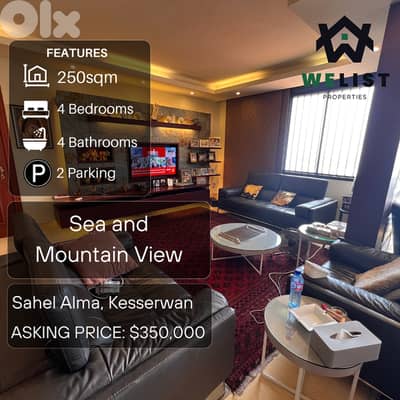 250sqm Duplex for sale in Sahel Alma - Jounieh   REF: MA25JDSA250350