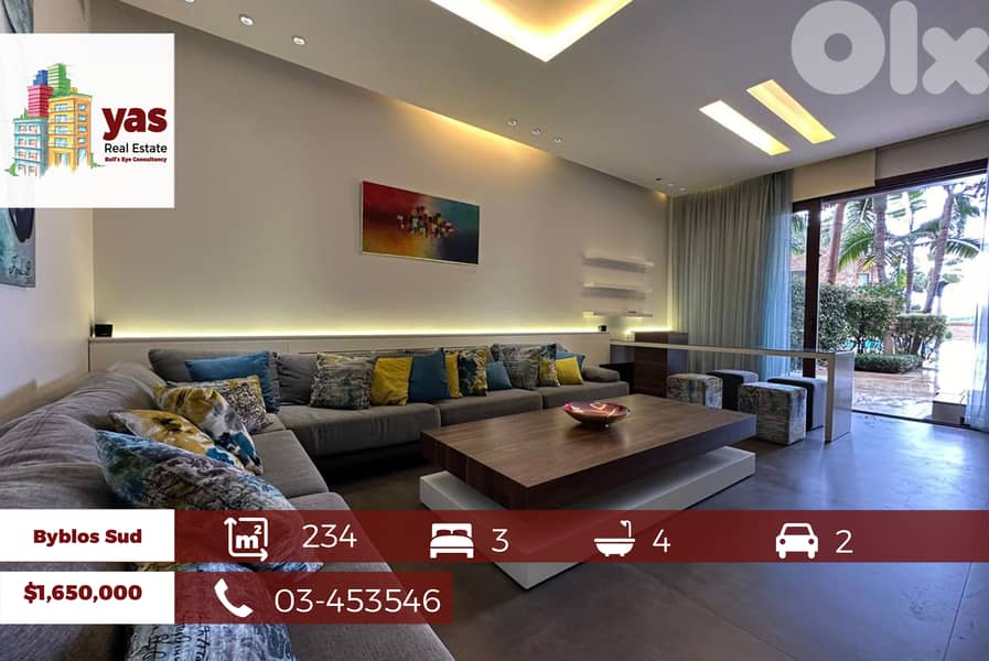 Byblos Sud 234m2 | 200m2 Terrace | Panoramic Sea View | PA | 0
