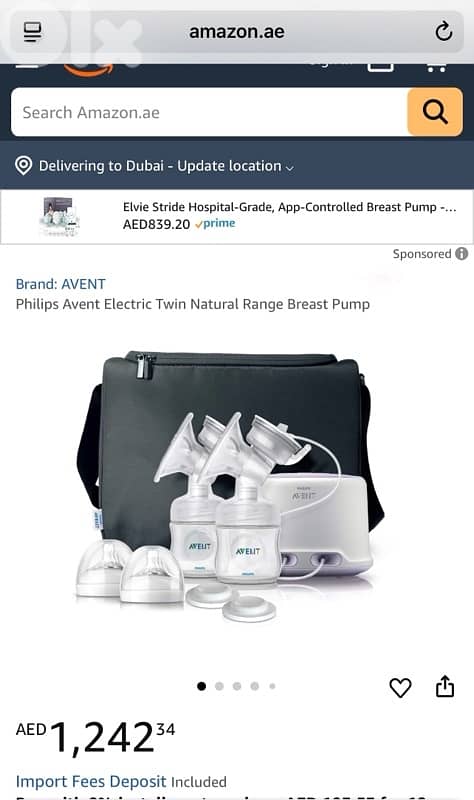 Philips Avent Double Electric Breast Pump 1