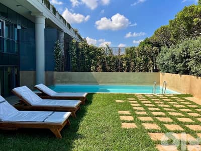 4 master bedrooms 400 sqm for sale / terrace / pool waterfront dbayeh