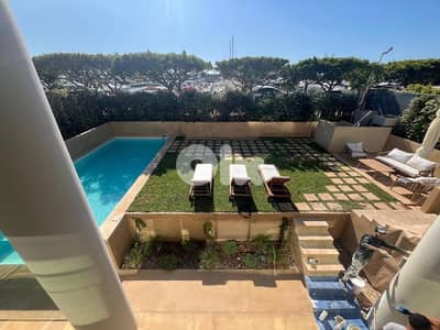4 master bedrooms 400 sqm for sale / terrace / pool waterfront dbayeh