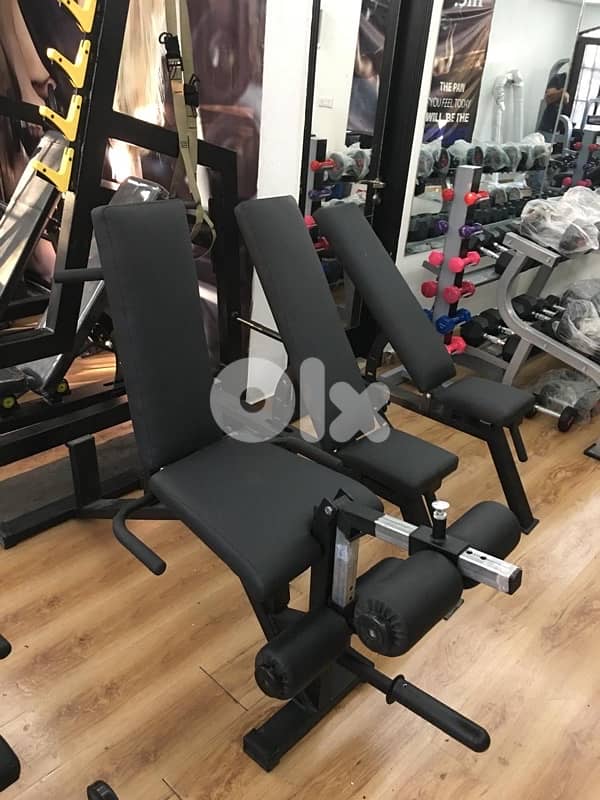 leg extension/leg curl bench heavy duty 1