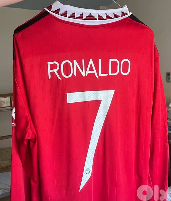 Manchester United final carabao cup Home shirt ronaldo 7 long sleeve 1