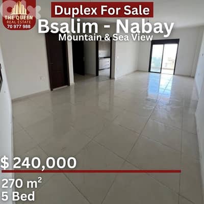 Duplex for Sale in Bsalim Sea view دوبلكس للبيع بصاليم اطلالة بحر Duplex for Sale in Bsalim Sea view دوبلكس للبيع بصاليم اطلالة بحر