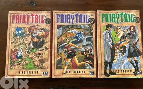fairy tail manga tom 1,2,3