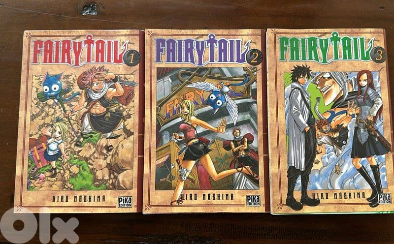 fairy tail manga tom 1,2,3 0