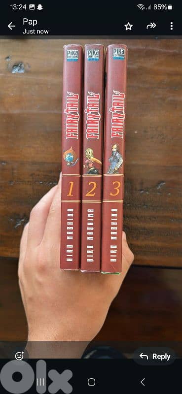 fairy tail manga tom 1,2,3 1