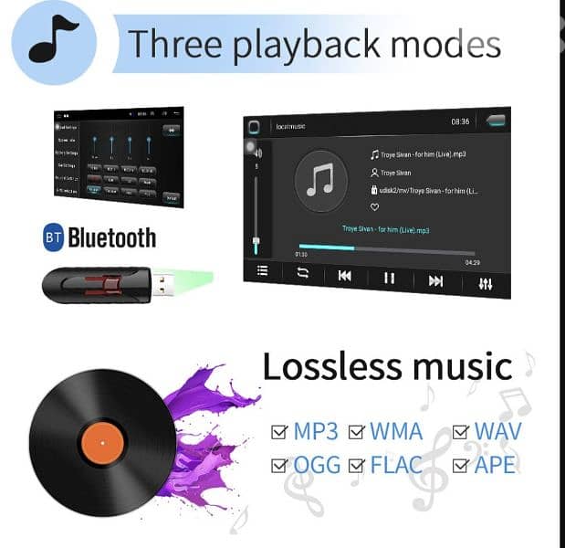 PODOF WIFI BLIETOOTH AUDIO carplay wifi Bluetooth usb RDS /4$ delivery 1