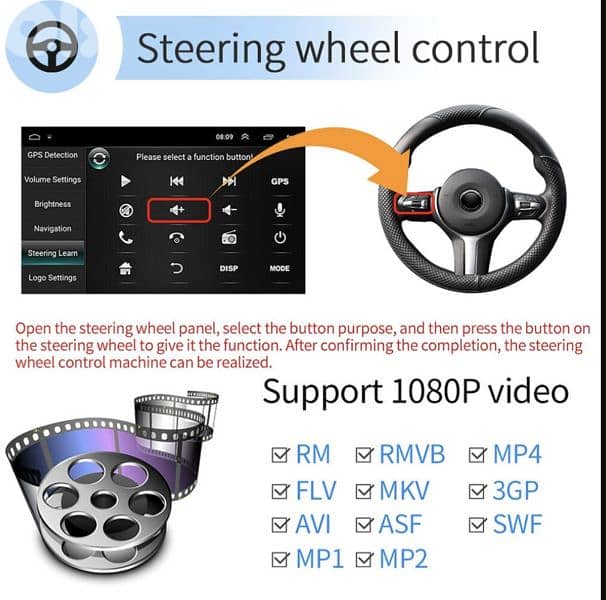 PODOF WIFI BLIETOOTH AUDIO carplay wifi Bluetooth usb RDS /4$ delivery 6