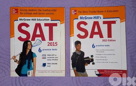 SAT books 2015 + 2013 Edition - Math + English