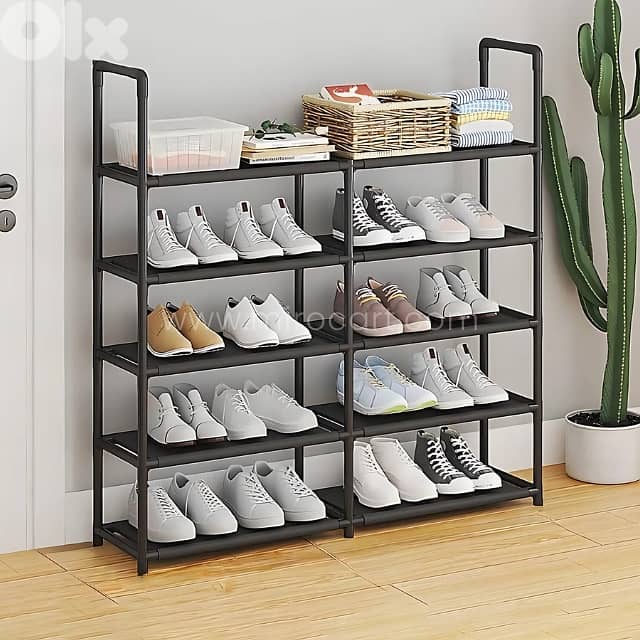 Spacious Multi-Shelf Shoe Organizer – 20-Pair Storage for Apartments 0
