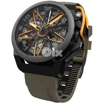 Mazzucato Italian Watch Automatic RIM GT ORANGE GT4-OR