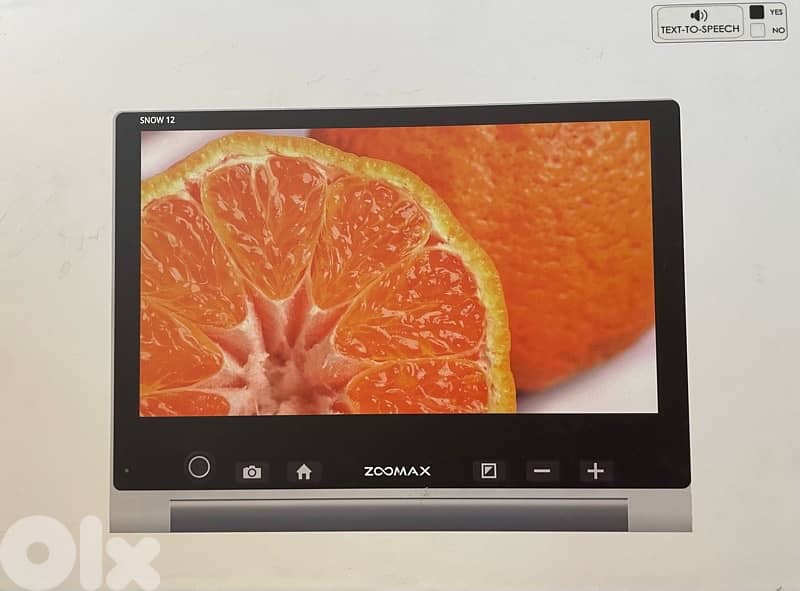 Magnifier electronic Zoomax for people with low vision 1