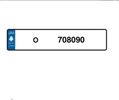 6 digit plate number