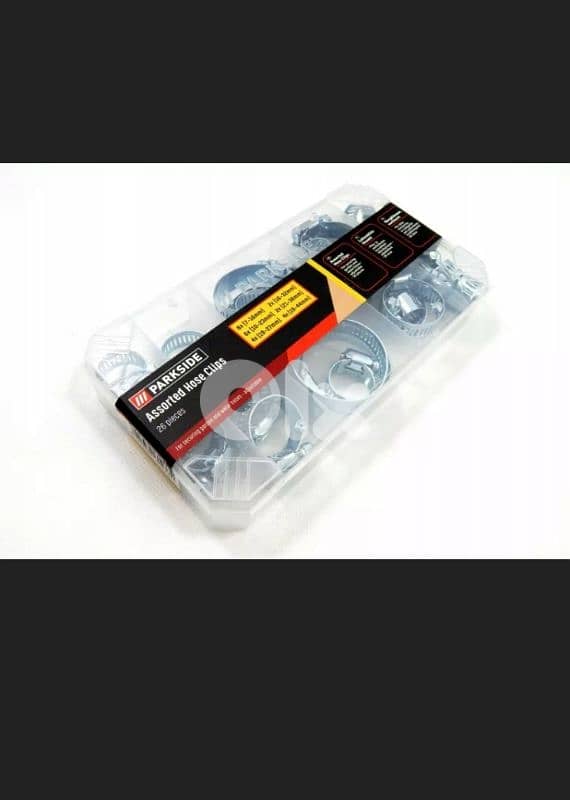 Parkside rubber hose clamp set 26 pcs 1