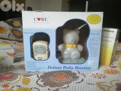 breastfeeding  and a baby monitor