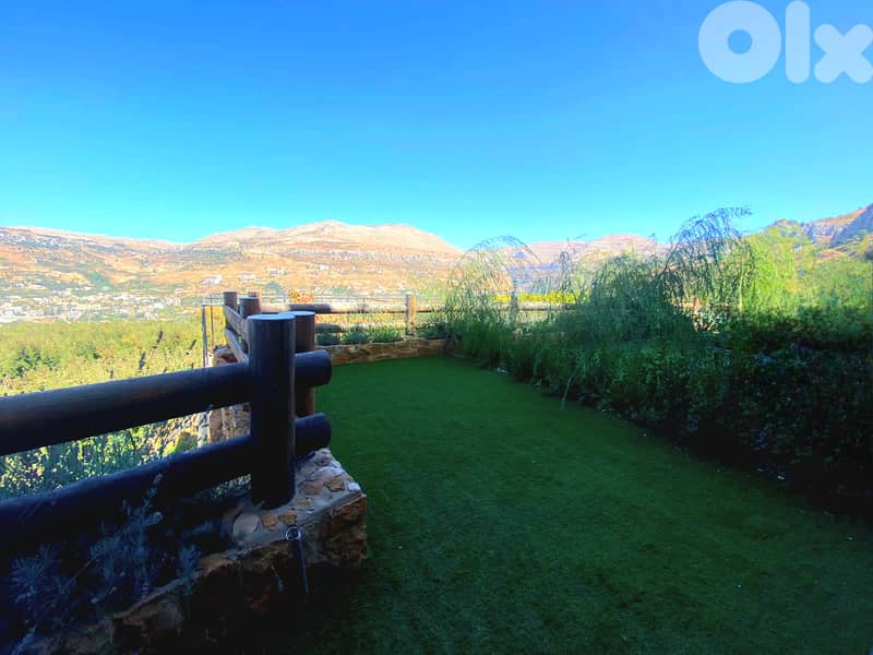 Chalet for rent in Faqra/ Garden 0