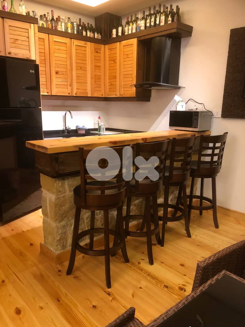 Chalet for rent in Faqra/ Garden 3