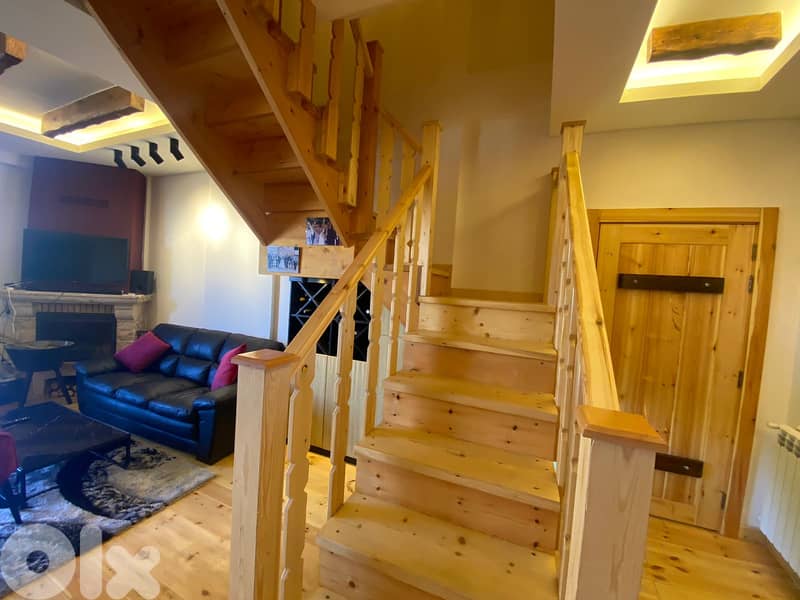 Chalet for rent in Faqra/ Garden 6