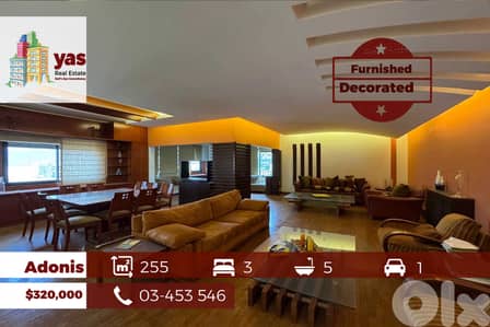 Adonis 255m2 | Furnished | Decorated | Open View | CHN