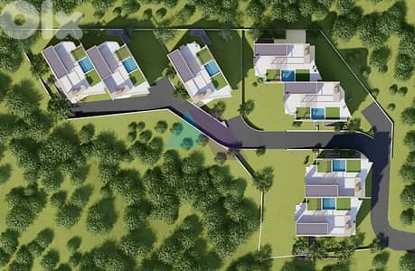 New Triplex Villa+Garden& Terrace 4 Sale in Batroun-Boqsmaya - البترون