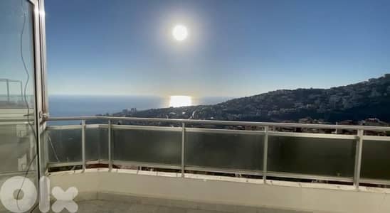 Apartment+Panoramic Sea View for sale in Ghazir - شقة للبيع في غزير