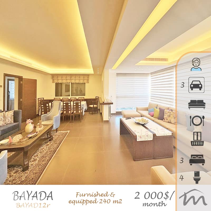 Biyada | Signature | Furnished/Equipped 240m² | Prime Neighborhood 0