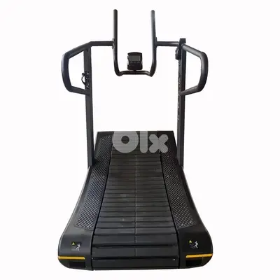 curved treadmill used like new