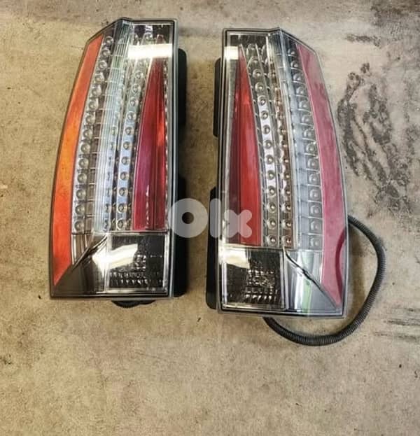 cadillac escalade platinum tail lights- black edition 0