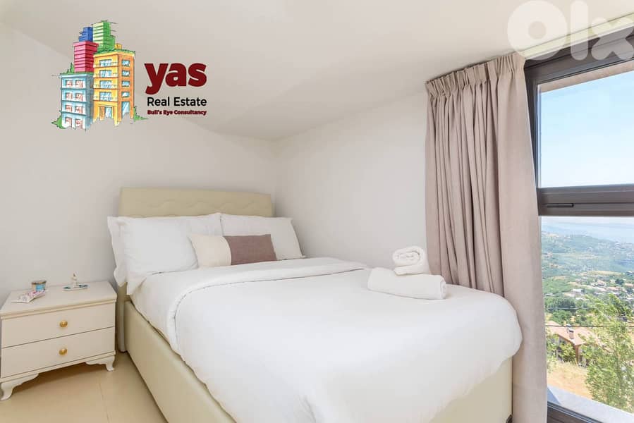 Faqra 180m2 | Furnished Chalet | Duplex | Panoramic View | Claasy | DA 5