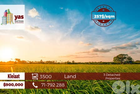 Kleiaat 3500m2 Land with a Villa | Sea & Mountain View | WA |