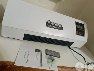 PTC wall mounted heater + mini folding washing machine