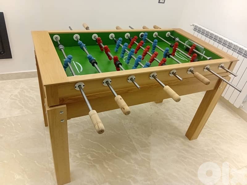 Pool table 8 ft big size + Air hockey with score board + Babyfoot zayn 2