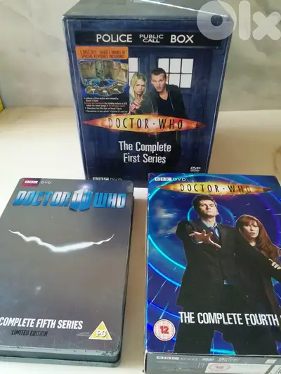 Doctor Who series seasons 1-3-4-5
