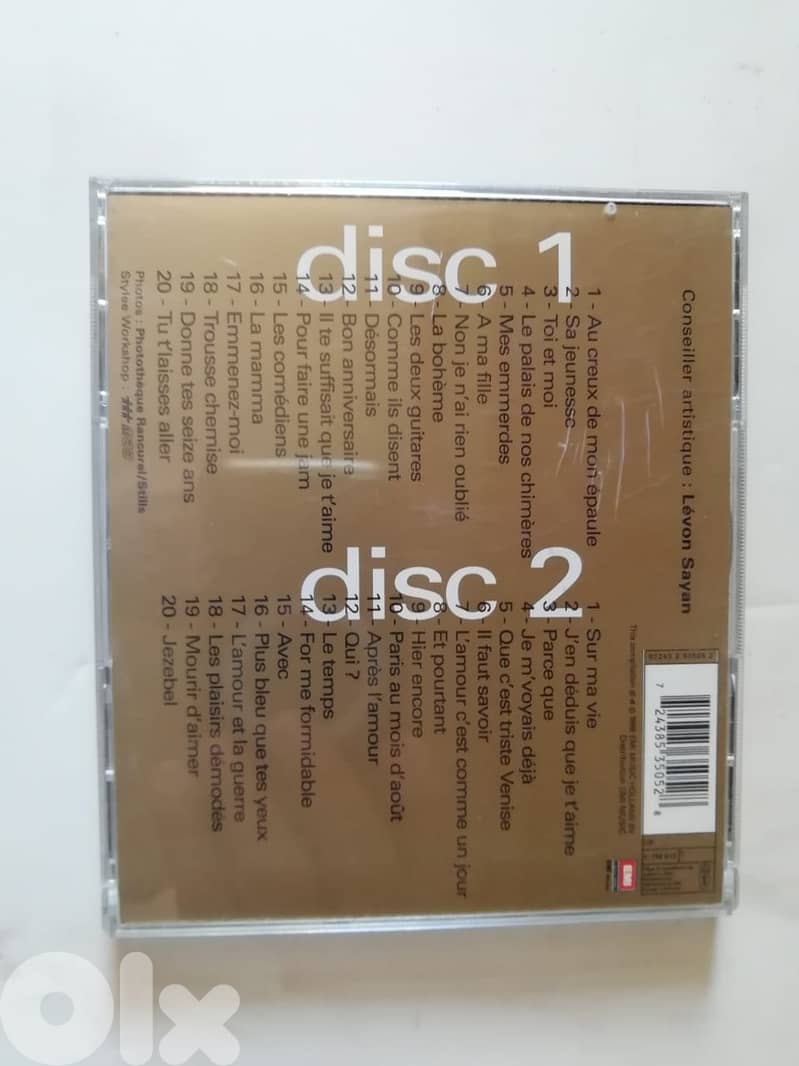 Charles Aznavour 40 chansons d or double CD 2