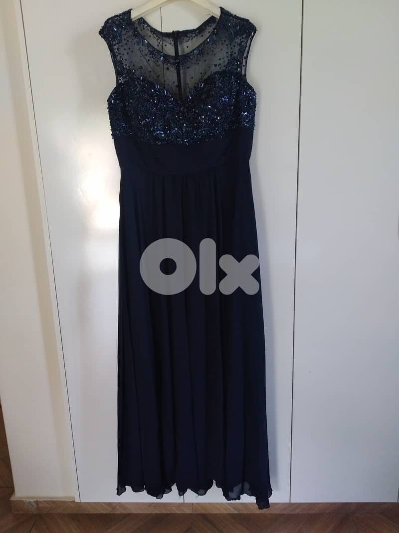 ELIE SAAB WEDDING & SOIREE LONG DRESS EMBROIDERED MUSLIN TISSUE 3000 $ 0