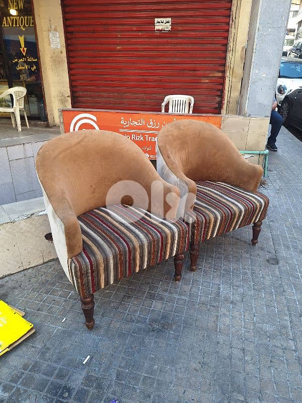pair of armchairs 1
