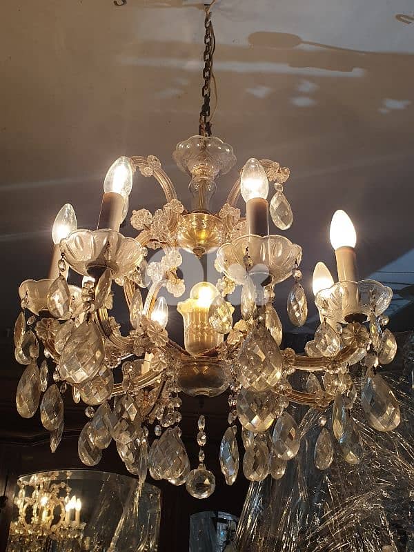 antique crystal chandelier 0