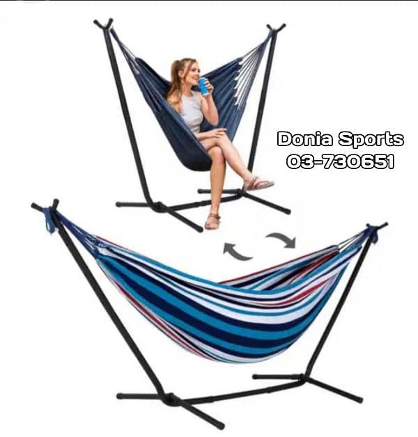 Now 50$ before 80$ hammock + iron stand 0