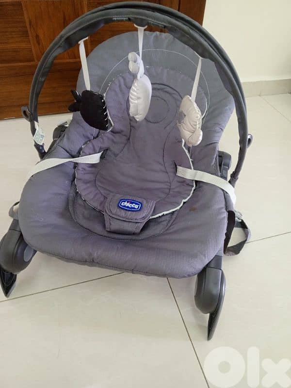 Baby Relax Chicco 0m+ Fabric & Metal Hoopla with Toys Bar 0
