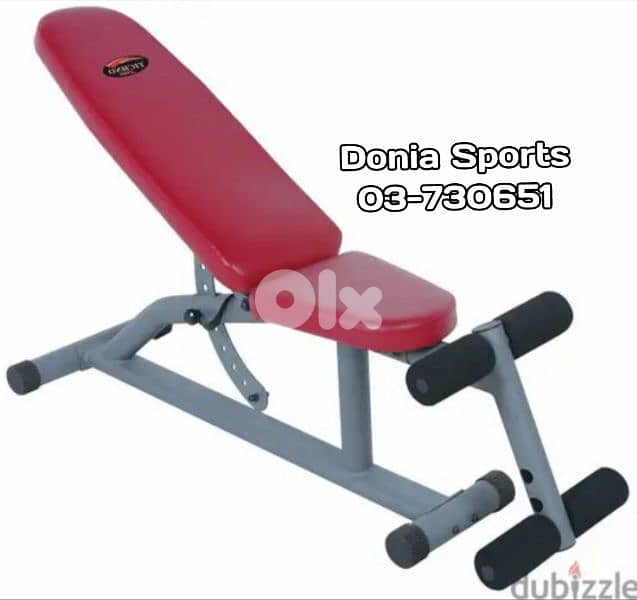 120$ foldable exercising bench 0