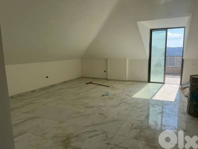 L18572-Brand New Roof Apartment With Terrace For Sale in Mansourieh