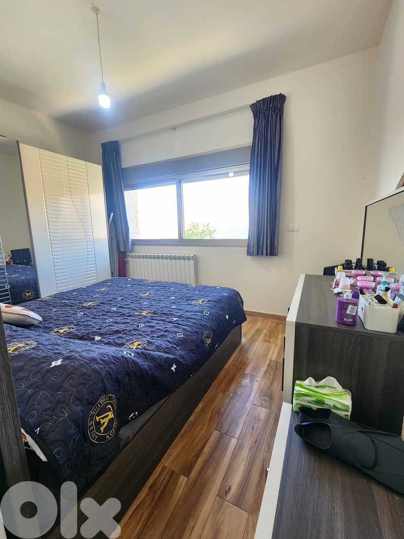 125 SQM Furnished Chalet in Zaarour, Metn with a Mountain View 6