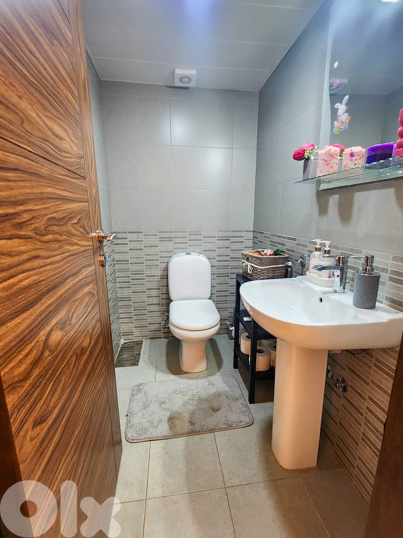 125 SQM Furnished Chalet in Zaarour, Metn with a Mountain View 9