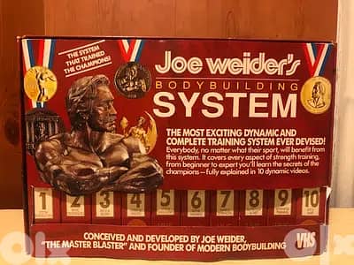 Joe Weider bodybuilding system on 10 vhs box set 0