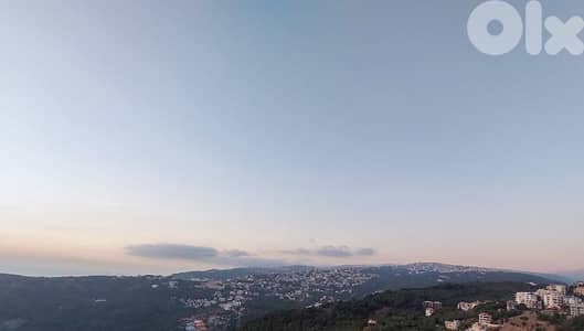 Furnished Apartment in Mazraat Yachouh, Metn with Sea + Mountain View.