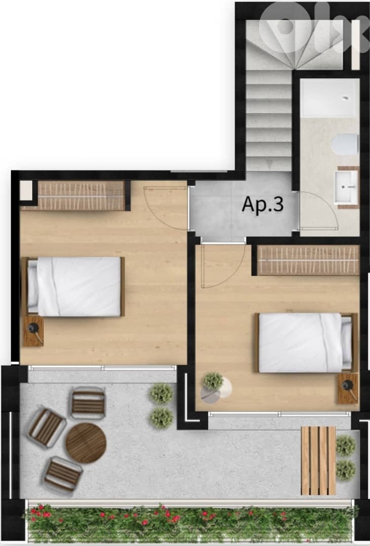Chalet for sale in Faqra/ Under construction/ Garden/ Duplex 2