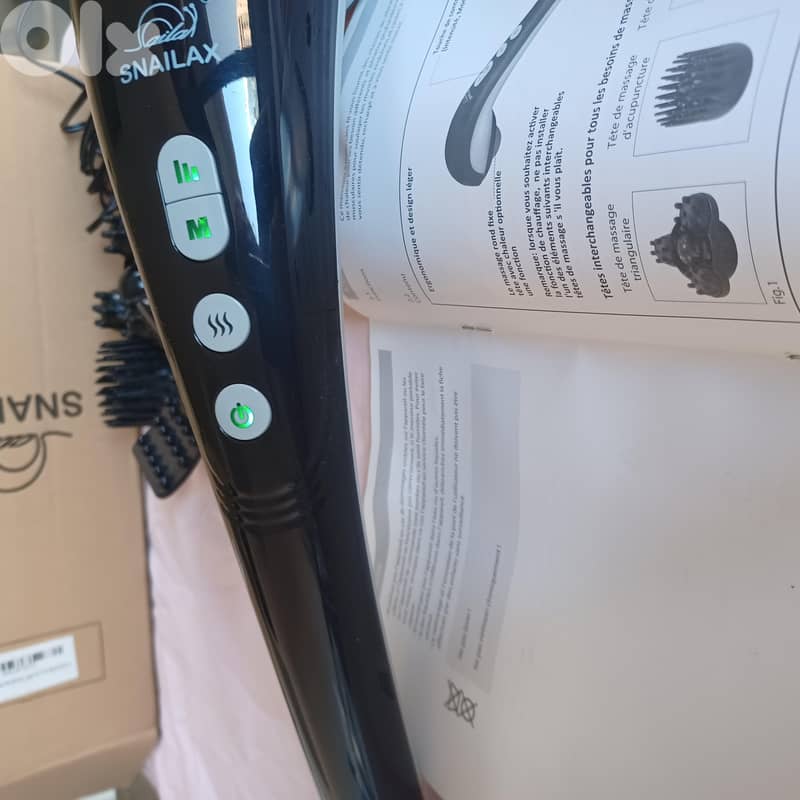 Cordless Handheld Massager with heat 2