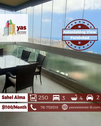 Sahel Alma 250m2 | Furnished | Rent | Astonishing View | IV