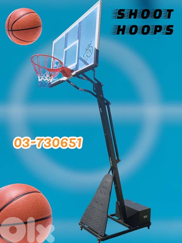 499$ movable basketball hoop (shoot slam dunk) 0